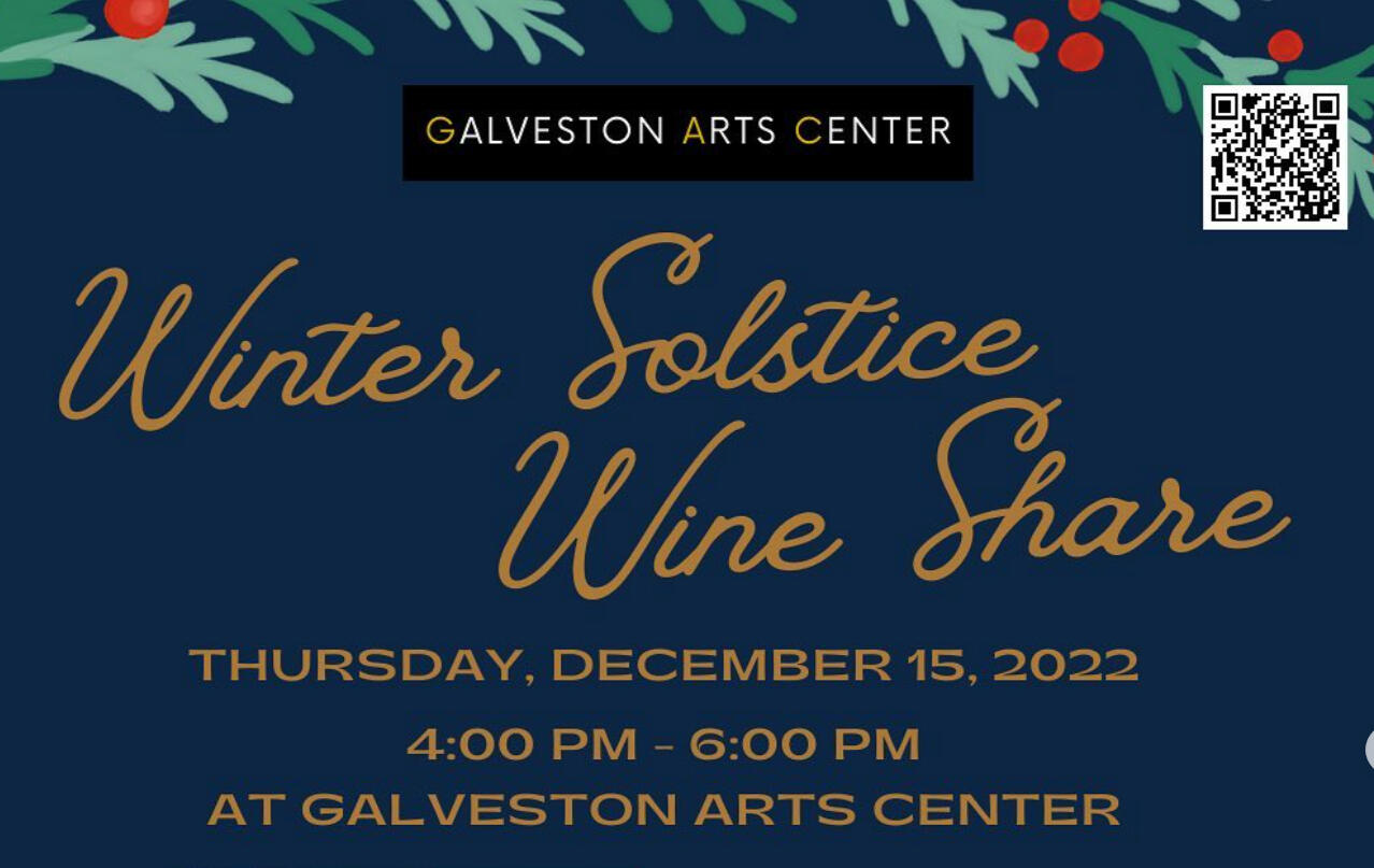 S.O.S at the Galveston Arts Center Winter Solstice Wine Share December 15, 2022